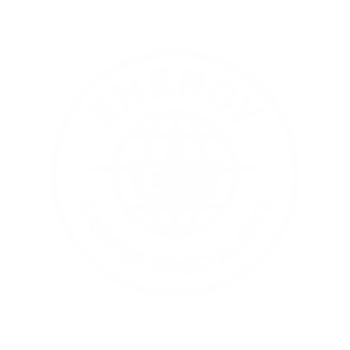 Energy Career Specialists ECS logo featuring a globe design.